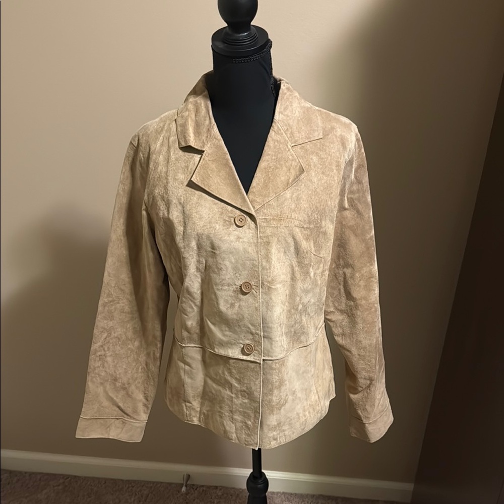 Vintage Brandon Thomas Leather Blazer